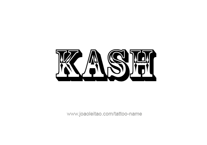 Tattoo Design  Name Kash   