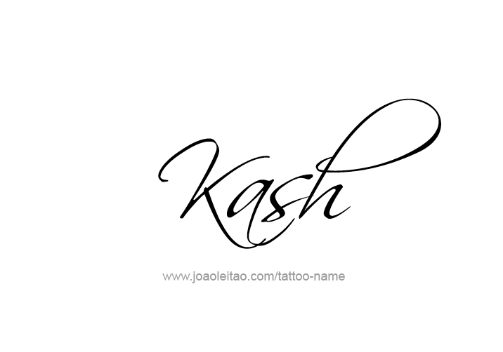 Tattoo Design  Name Kash   