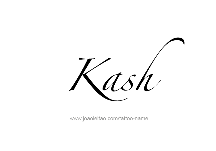 Tattoo Design  Name Kash   