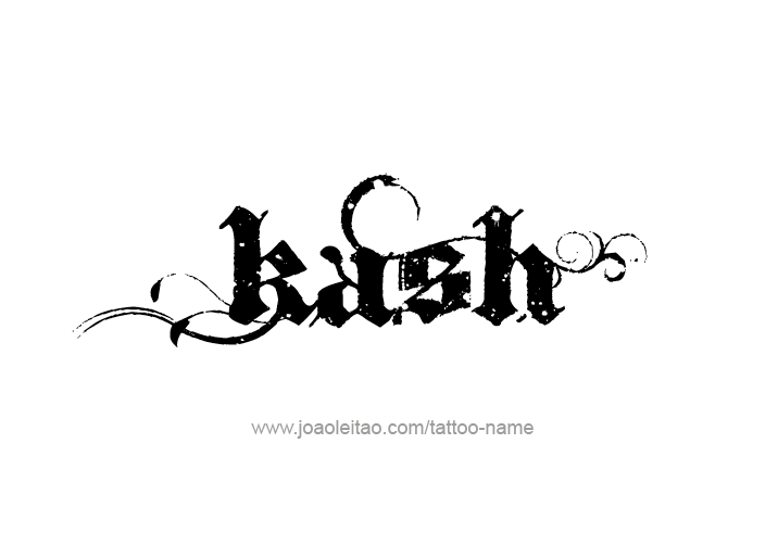 Tattoo Design  Name Kash   