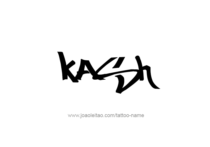 Tattoo Design  Name Kash   