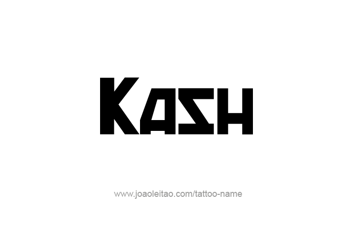 Tattoo Design  Name Kash   