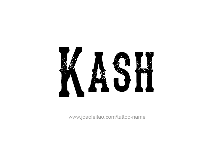 Tattoo Design  Name Kash   