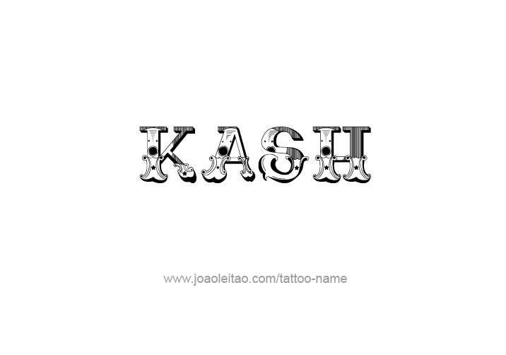 Tattoo Design  Name Kash   