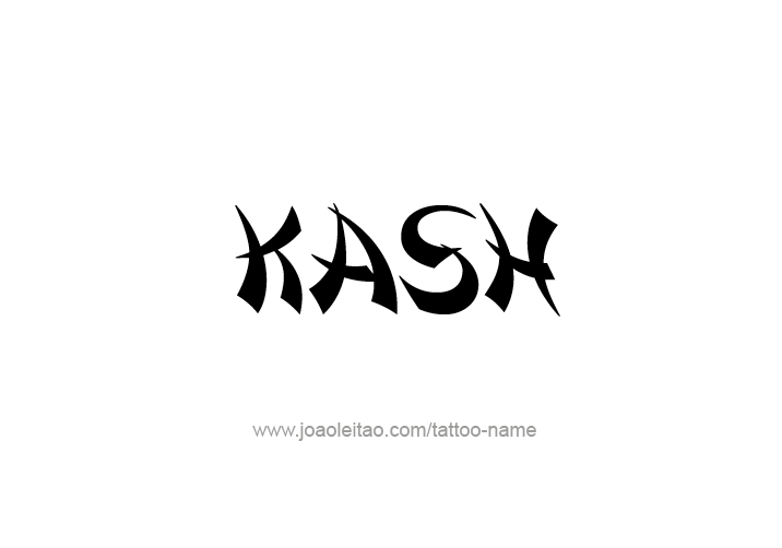 Tattoo Design  Name Kash