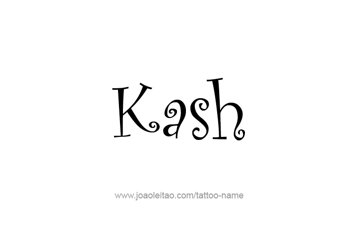 Tattoo Design  Name Kash   