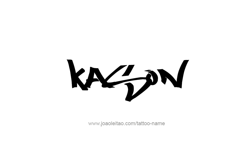 Tattoo Design  Name Kason   