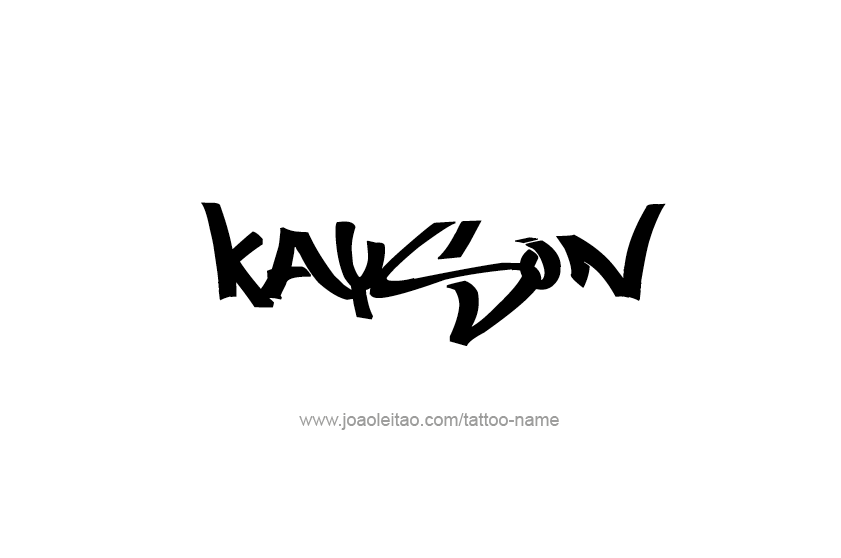 Tattoo Design  Name Kayson   