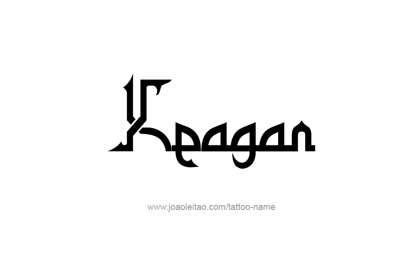 Tattoo Design  Name Keagan   