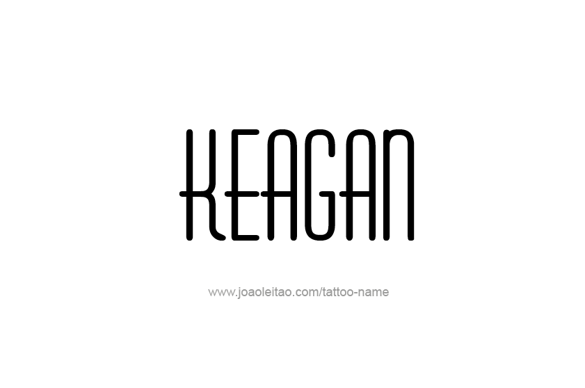 Tattoo Design  Name Keagan   