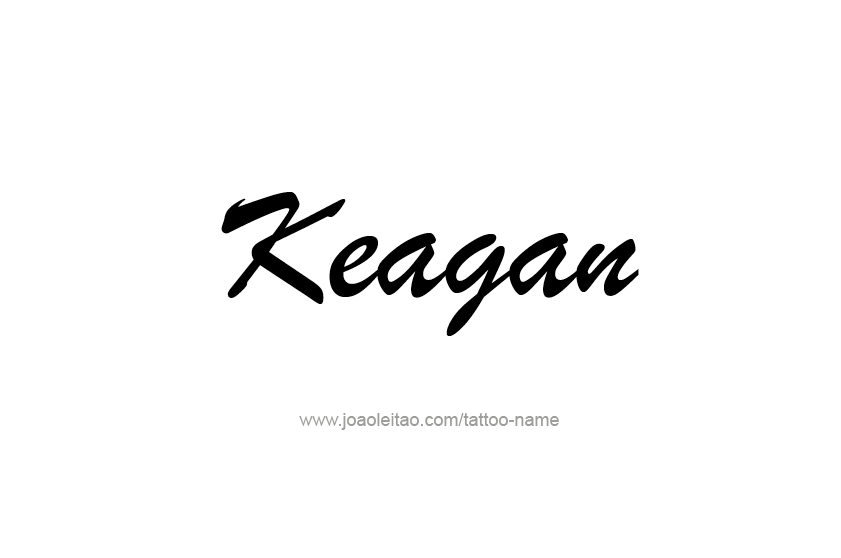 Tattoo Design  Name Keagan   