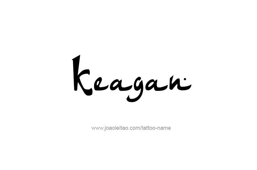 Tattoo Design  Name Keagan   