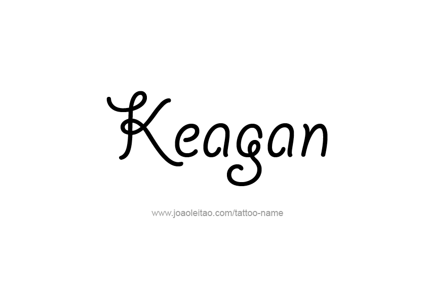 Tattoo Design  Name Keagan   