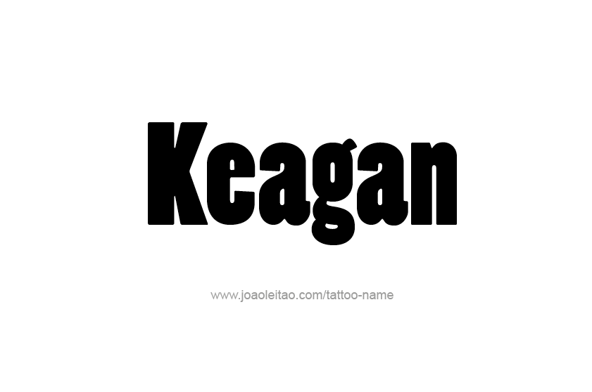 Tattoo Design  Name Keagan   