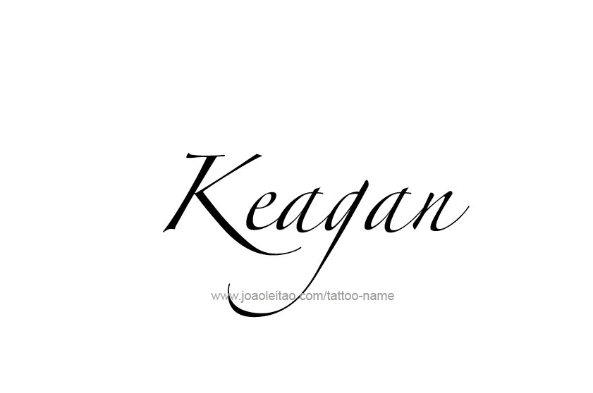 Tattoo Design  Name Keagan   