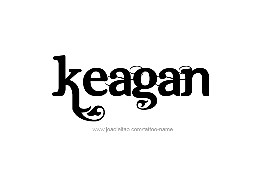 Tattoo Design  Name Keagan   