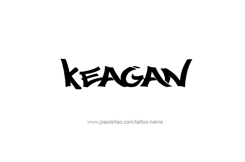 Tattoo Design  Name Keagan   