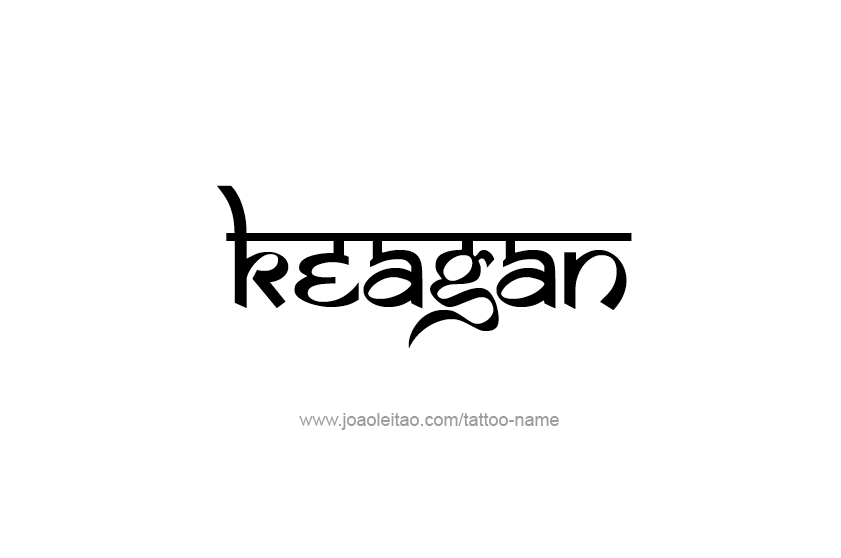 Tattoo Design  Name Keagan   