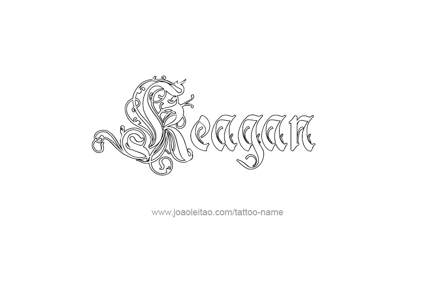 Tattoo Design  Name Keagan   