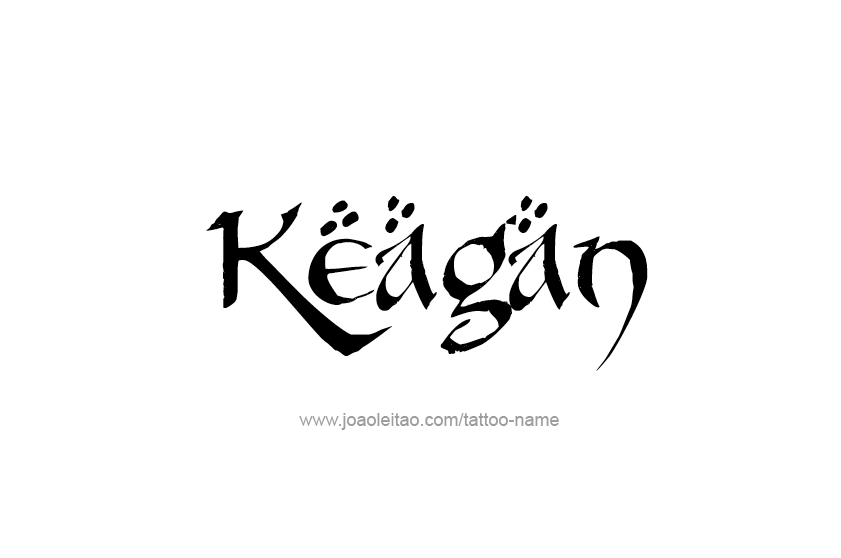 Tattoo Design  Name Keagan   