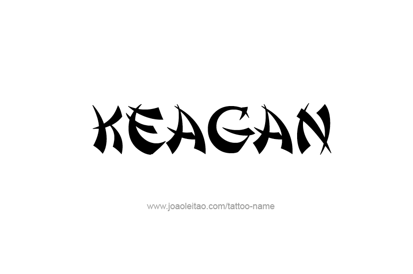 Tattoo Design  Name Keagan
