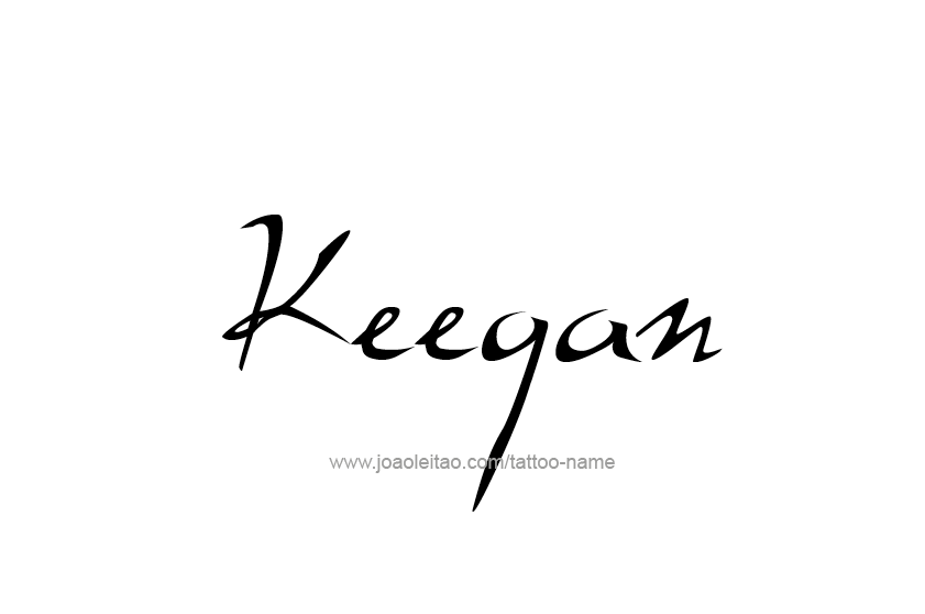 Tattoo Design  Name Keegan   