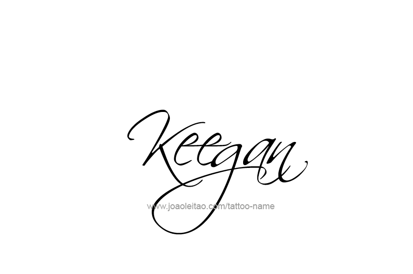 Tattoo Design  Name Keegan   