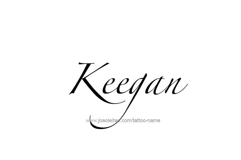 Tattoo Design  Name Keegan   