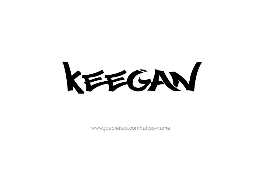 Tattoo Design  Name Keegan   