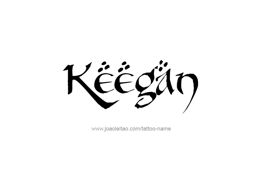 Tattoo Design  Name Keegan   