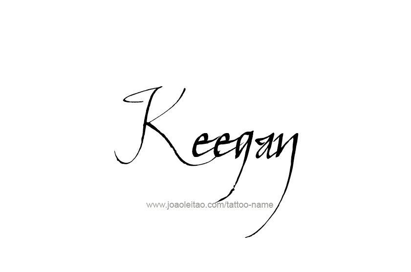 Tattoo Design  Name Keegan   