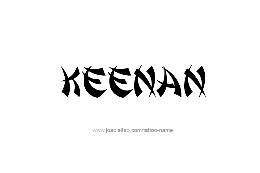Tattoo Design  Name Keenan