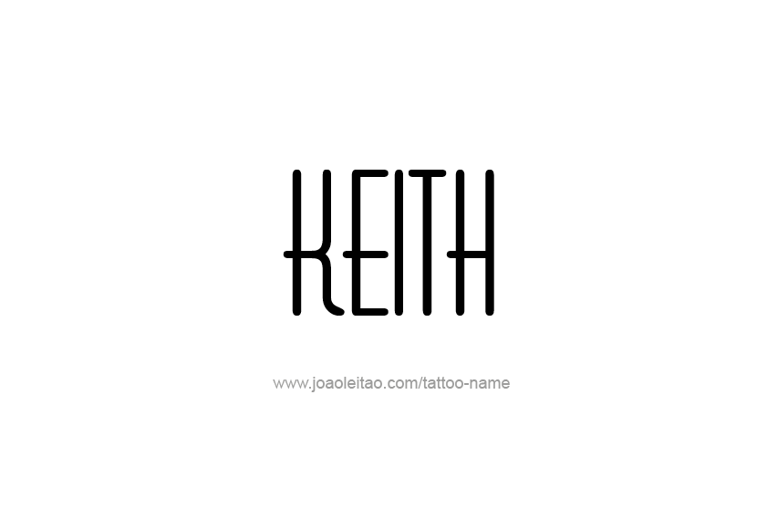 Tattoo Design  Name Keith   