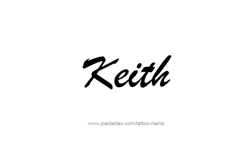 Tattoo Design  Name Keith   