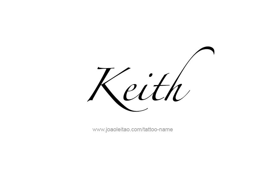 Tattoo Design  Name Keith   