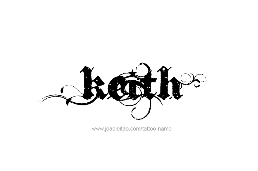 Tattoo Design  Name Keith   