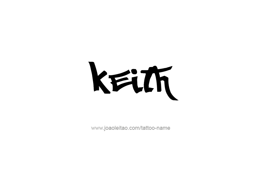 Tattoo Design  Name Keith   