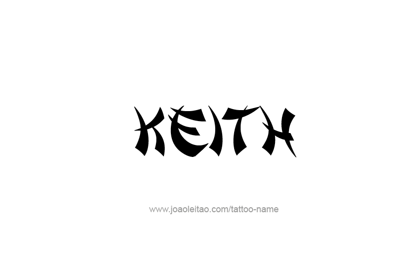 Tattoo Design  Name Keith