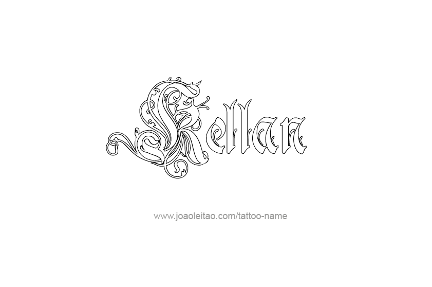 Tattoo Design  Name Kellan   