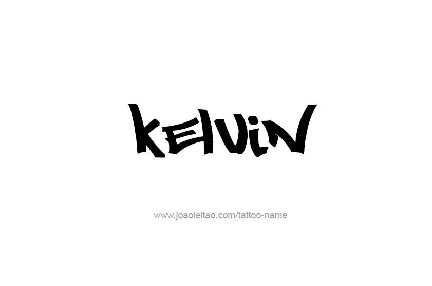 Tattoo Design  Name Kelvin   