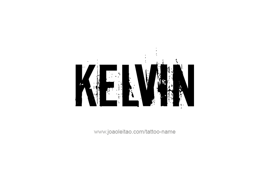 Tattoo Design  Name Kelvin