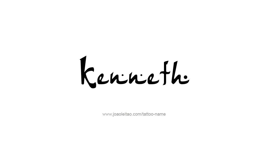 Tattoo Design  Name Kenneth   