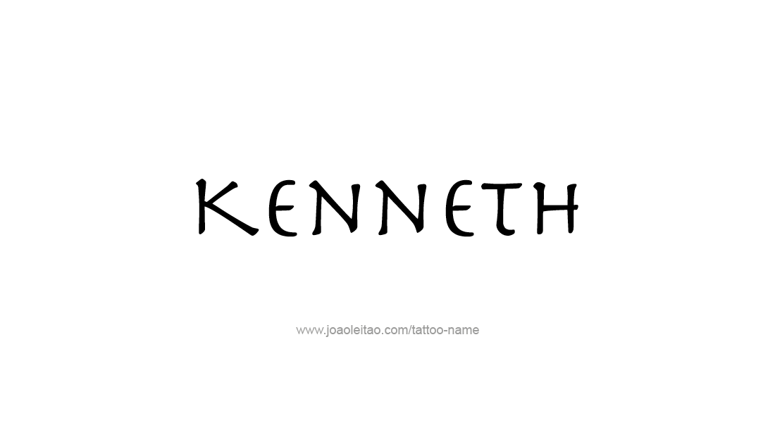 Tattoo Design  Name Kenneth   