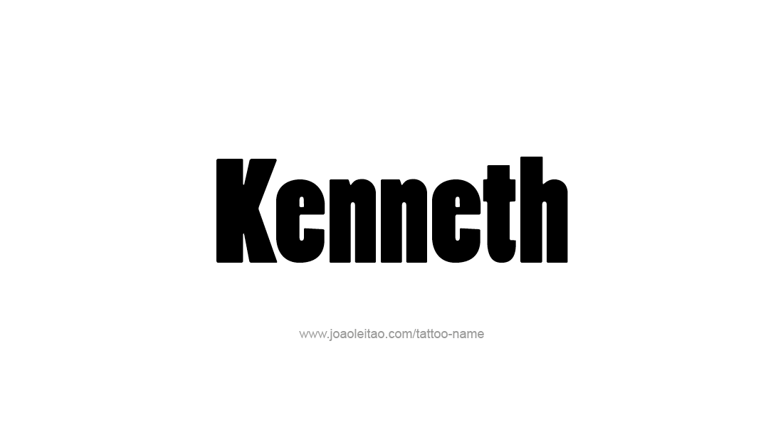 Tattoo Design  Name Kenneth   