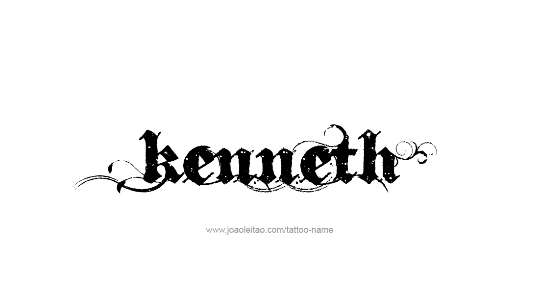 Tattoo Design  Name Kenneth   