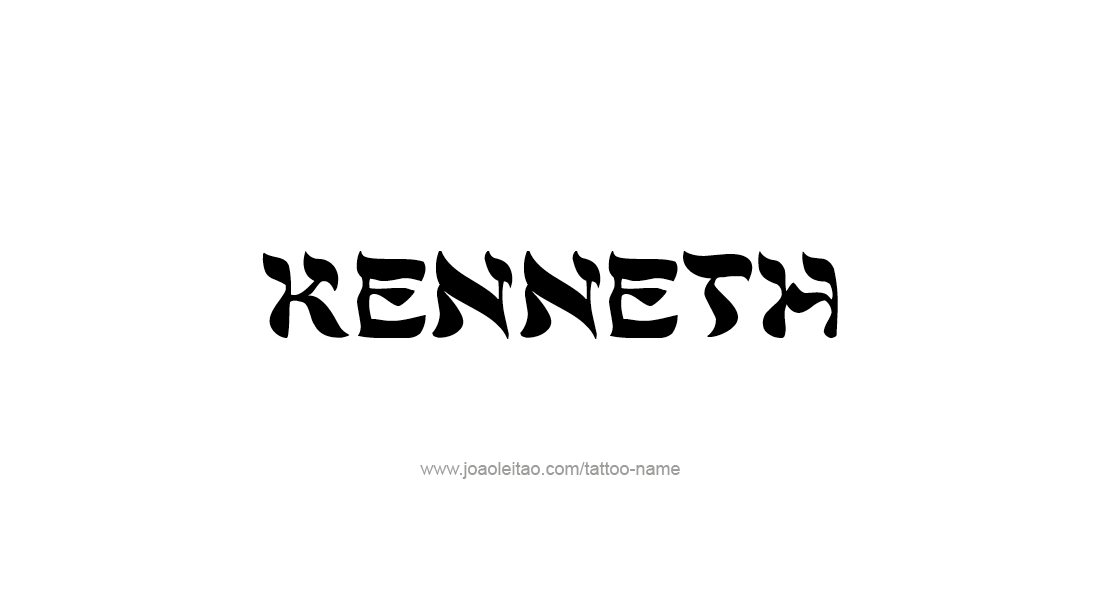 Tattoo Design  Name Kenneth   