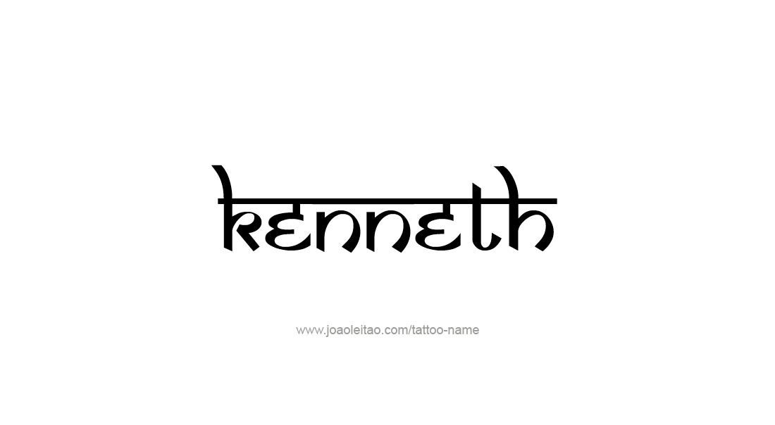 Tattoo Design  Name Kenneth   