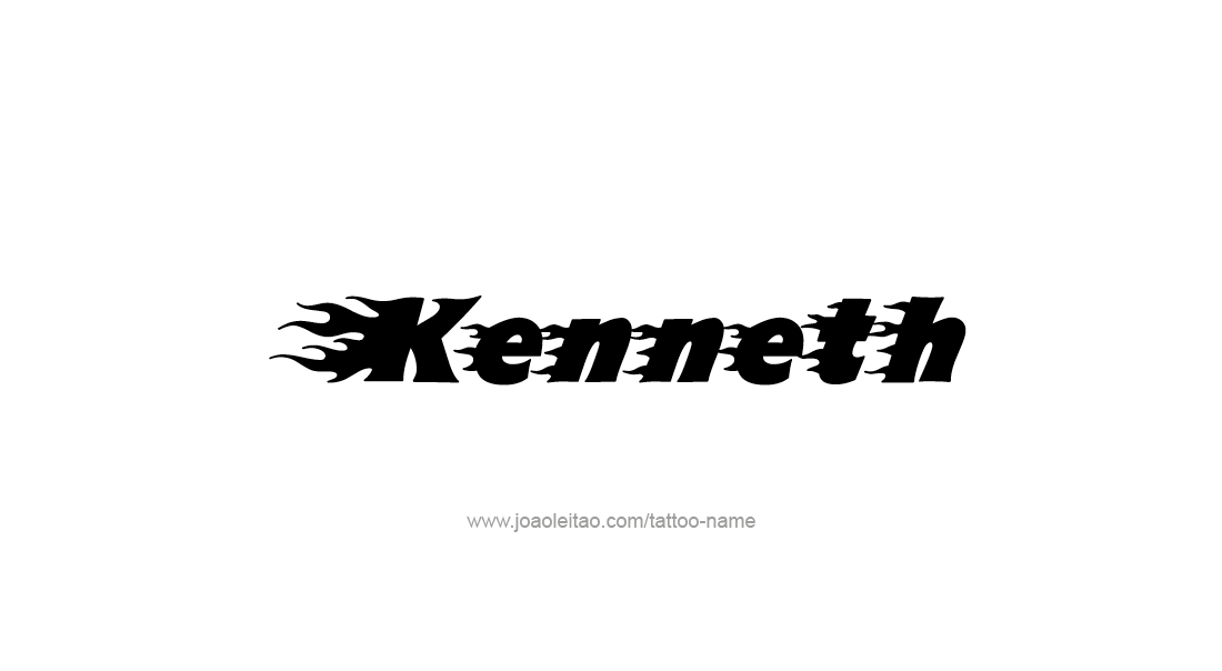 Tattoo Design  Name Kenneth   