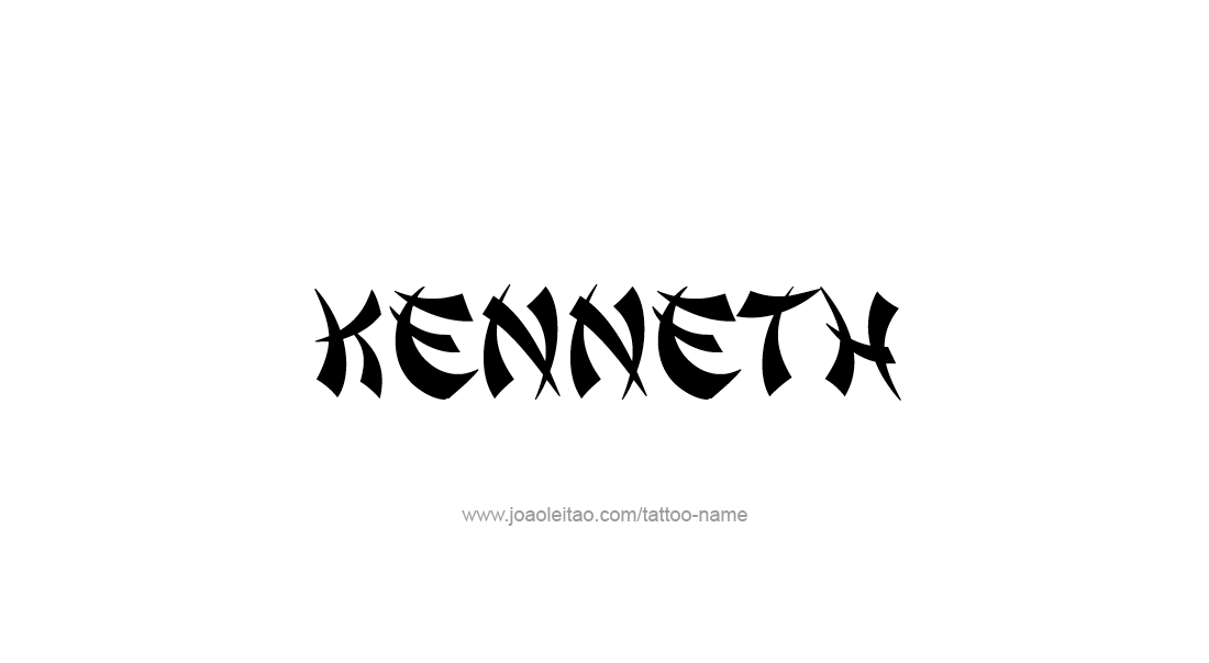 Tattoo Design  Name Kenneth