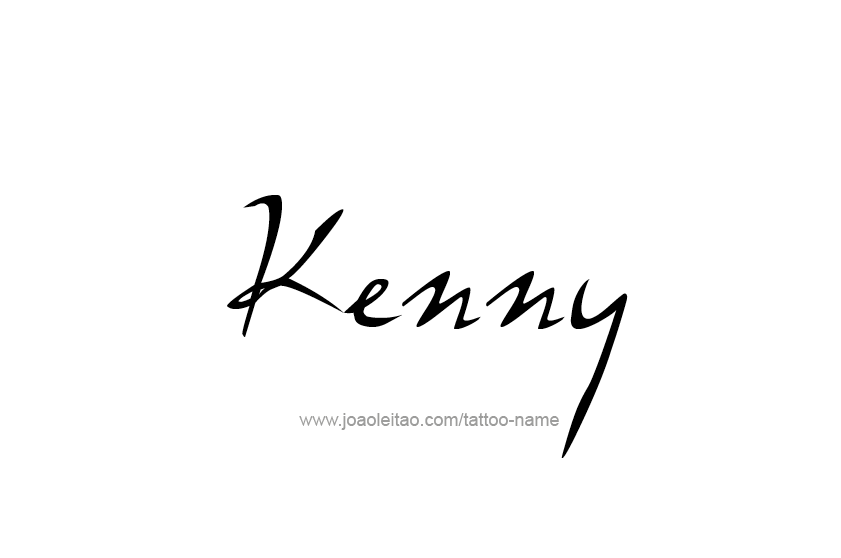 Tattoo Design  Name Kenny   